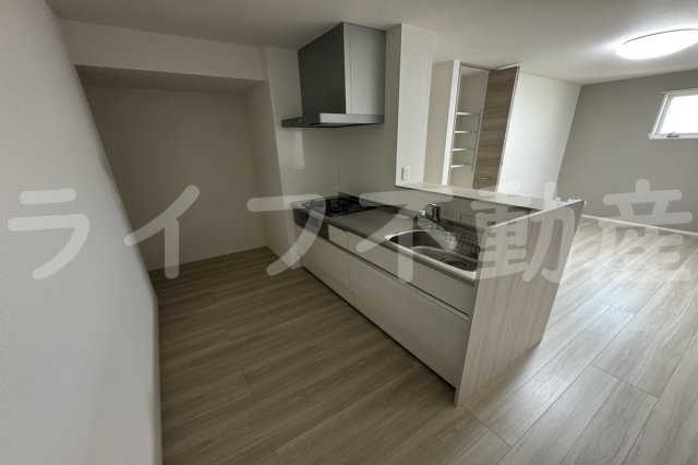 サンハイム横沼のキッチン|コンパクトなキッチンで掃除もラクラク