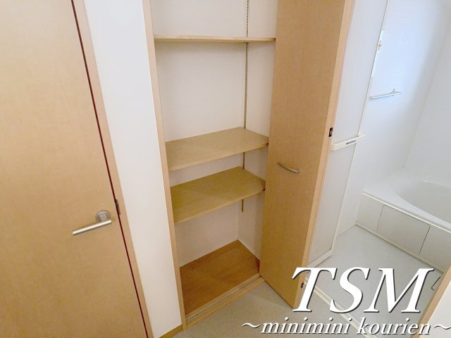 ビオラ翠香園の収納|洗面室の収納