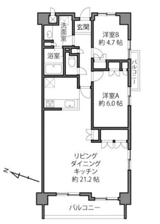 【間取り】 | 藤和シティホームズひばりヶ丘学園町 | 藤和シティホームズひばりヶ丘学園町
