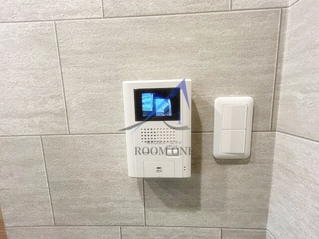 湯島武蔵野マンションのセキュリティ|モニター付きインターホンです。
