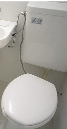 稲城市矢野口の賃貸マンションのトイレ