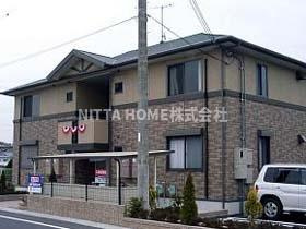 カンパーニュ黒岡 A棟の外観|都市ガス物件◆宅配ＢＯＸ設置しています！