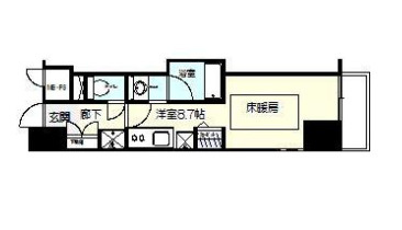【間取り】 | シャーメゾン神戸（旧ジェイキューブコウベ）