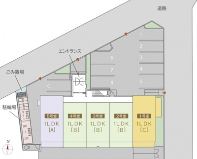 【区画図】 | アミクール日野