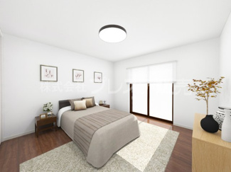 【洋室】 | １号地洋室（主寝室）完成イメージ／南向きです♪