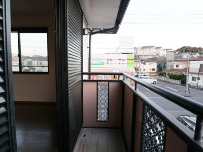【バルコニー】 | 堀の内ハイム | 日当たり良好♪南向きのバルコニー