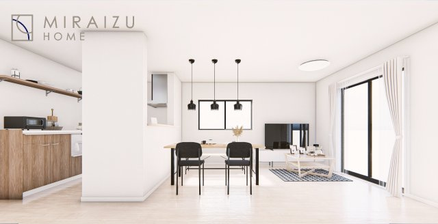 【完成予想図】 | ※イメージです　日当たりの良いお家は嬉しいですよね。それぞれ価値観が分かれる箇所です、実際に内覧して日当たりの心地よさをご体感下さいね♪