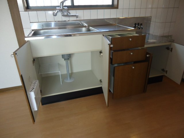 ロイヤルハイツ藤田の収納|キッチン下収納