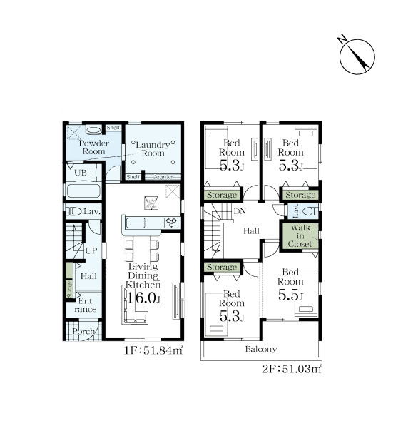さいたま市西区佐知川　第２　新築一戸建て　リーブルガーデン　02の間取り|さいたま市西区佐知川　第２　新築一戸建て　リーブルガーデン　02、3SLDK、土地面積122.08m2、建物面積102.87m2