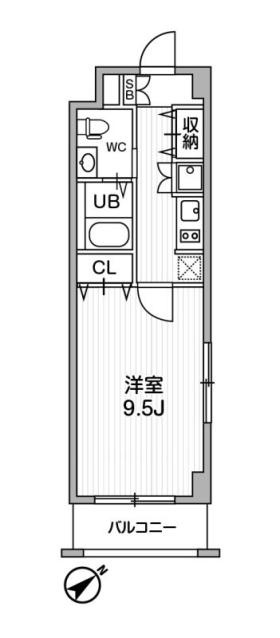 市川妙典レジデンスの間取り