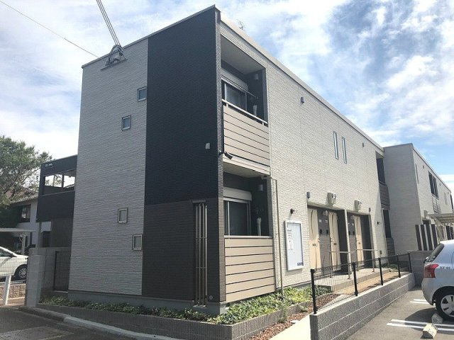 神戸市西区玉津町上池のアパートの玄関