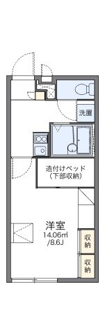 神戸市西区伊川谷町潤和のアパートの間取り