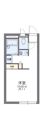 神戸市北区上津台２丁目のアパートの間取り