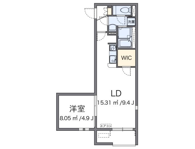 加古川市野口町良野のアパートの間取り|代表的な間取のため実際の間取とは異なる場合があります