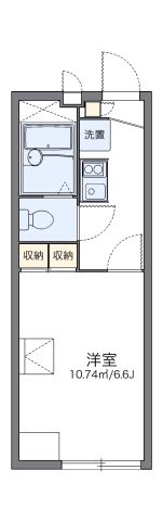 神戸市北区藤原台北町１丁目のアパートの間取り