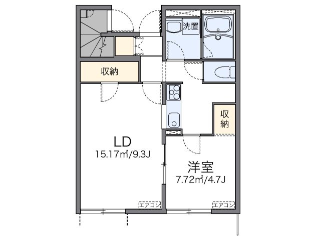 レオネクストわかばの間取り