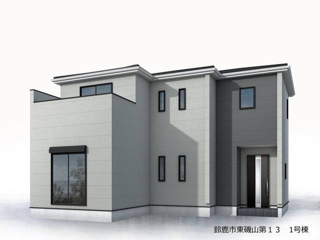 ●鈴鹿市東磯山第13 新築戸建の外観パース