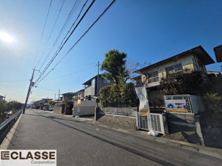 【前面道路含む現地写真】 | 城陽市寺田市ノ久保　2区画　A号地　売土地　建築条件付き