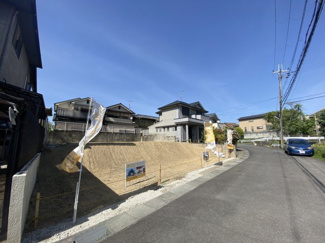 【前面道路含む現地写真】 | 城陽市寺田市ノ久保　2区画　A号地　売土地　建築条件付き