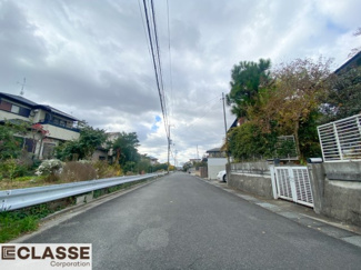 【前面道路含む現地写真】 | 城陽市寺田市ノ久保　2区画　A号地　売土地　建築条件付き