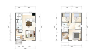 【参考プラン】 | 城陽市寺田市ノ久保　2区画　A号地　売土地　建築条件付き | 自由設計になりますので設計士と直接お話していただきオンリーワンのおうちづくりが可能です！需要の多いランドリールームも実現可能です。一緒に楽しくお家づくりをしていきましょう！