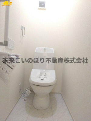 【トイレ】 | Livele Fine加須市南大桑3号棟 | 白を基調とした清潔感のある空間です◎お好みのアレンジでオリジナルの空間に仕上げましょう♪