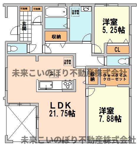 【間取り】 | Livele Fine加須市南大桑3号棟 | 現況と異なる場合は現況優先とさせていただきます