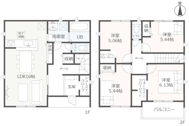 【仲介手数料無料/一宮市】一宮市今伊勢町馬寄第3 リーブルガーデンの間取り