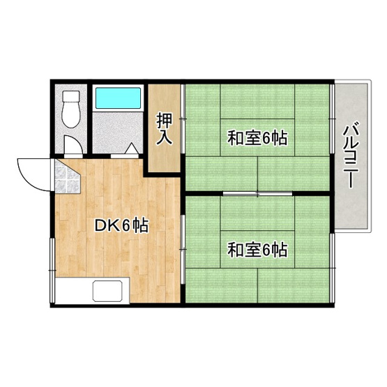 【間取り】 | エステート熊取A棟