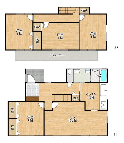 仙台市泉区北中山１丁目の間取り