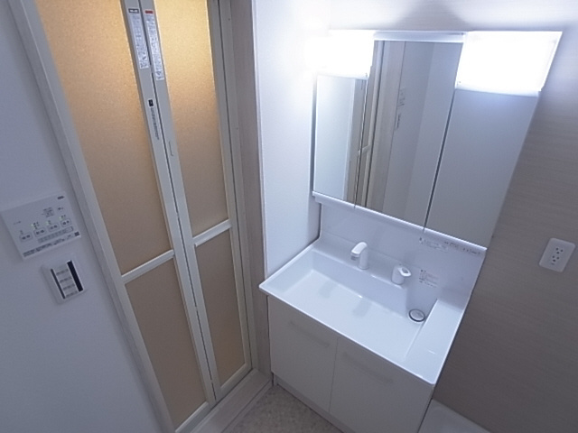 神戸市須磨区妙法寺字大津江の賃貸マンションの洗面所|シャンプードレッサー