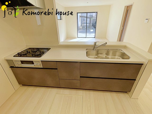 さいたま市西区佐知川　第２　新築一戸建て　リーブルガーデン　04のキッチン|26.4.11撮影済み