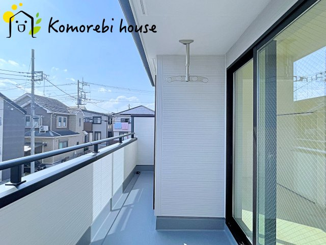 さいたま市西区佐知川　第２　新築一戸建て　リーブルガーデン　04のバルコニー|26.4.11撮影済み