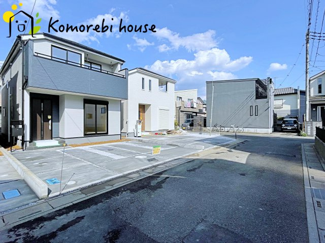 さいたま市西区佐知川　第２　新築一戸建て　リーブルガーデン　04の前面道路含む現地写真|26.4.11撮影済み