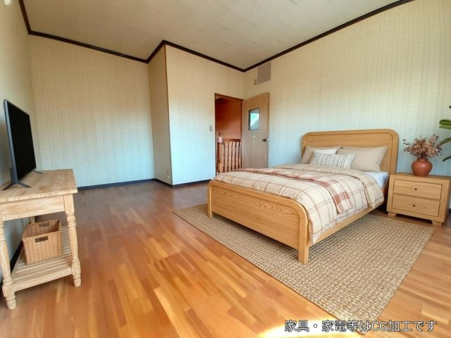 宇城市松橋町松橋の中古一戸建の洋室|洋室8.5帖(AI家具)