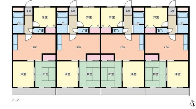 【モン・プラン浜寺】の間取り