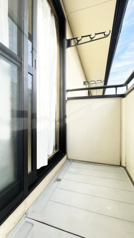 コーポアネシスのバルコニー