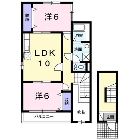 サニーコートＮの間取り