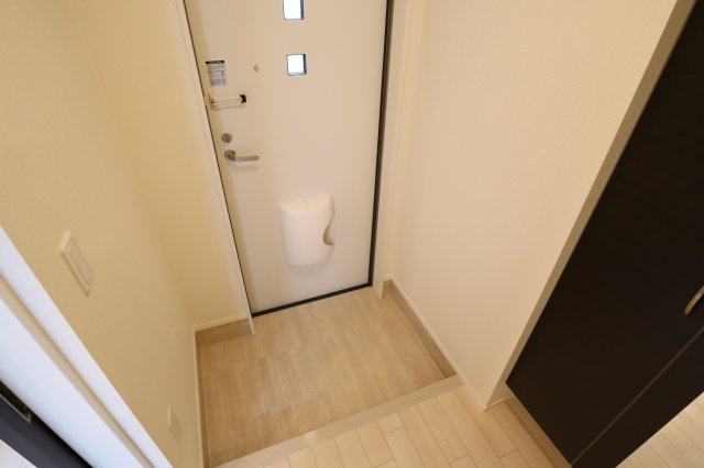 アンソレイエ橿原の玄関