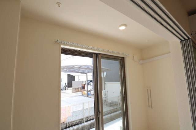 アンソレイエ橿原のバルコニー