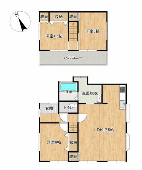 【間取り】 | 【間取図】リフォーム後の暫定間取図です。現地と相違がある場合は現況優先いたします。