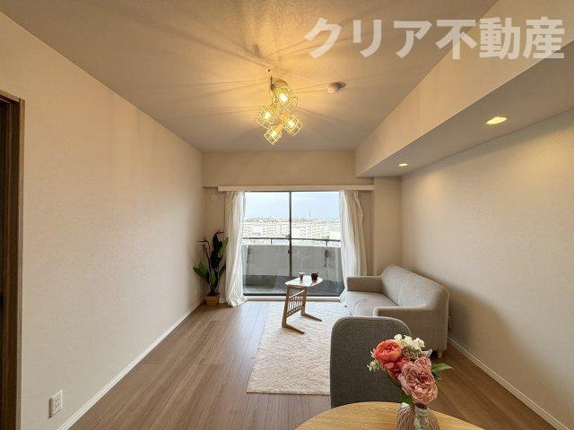 【居間・リビング】 | ベルヴィル高崎中居町　7階