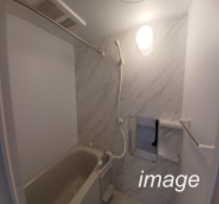 神戸市東灘区住吉宮町　新築一棟アパートの浴室