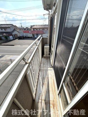 【バルコニー】 | マリヤハイツ　A | 東向き