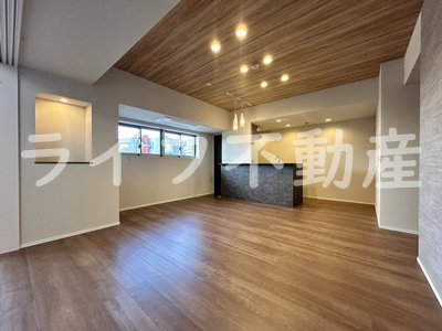 プレミアム長瀬の居間・リビング|使いやすい居間です