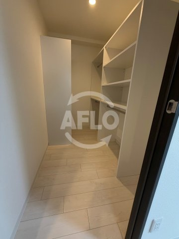 パークス堺筋本町の寝室|パークス堺筋本町　ウォークインクローゼット