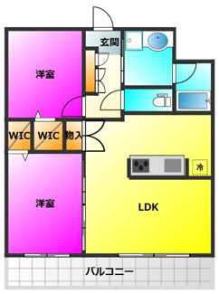 【間取り】 | アトリオフラッツ大楠