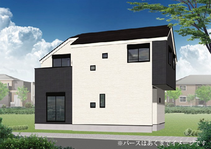 戸塚区汲沢町 新築戸建 4380万円の外観パース
