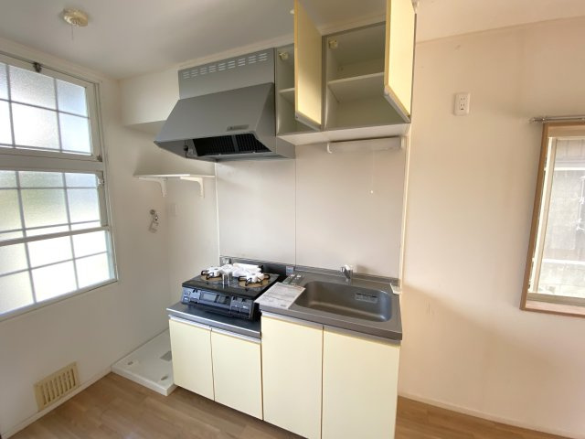 茂原市茂原のアパートのキッチン