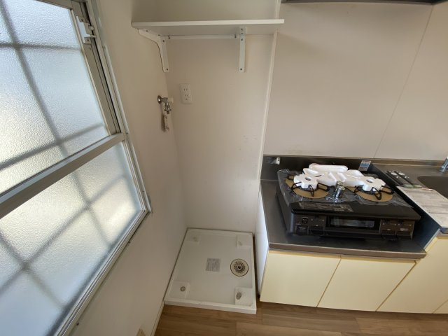 茂原市茂原のアパートの設備|洗濯機置き場